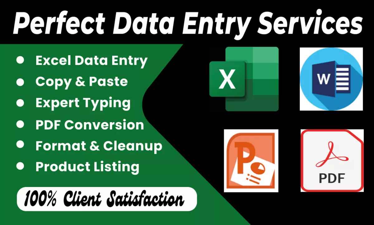 I will help you with your Data Entry accurately 