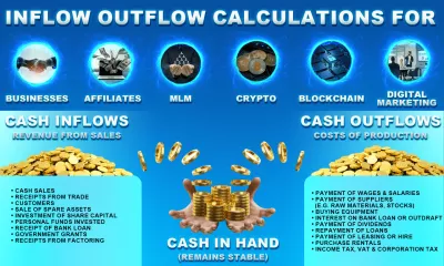calculate the inflow and outflow for your Business and MLM plans
